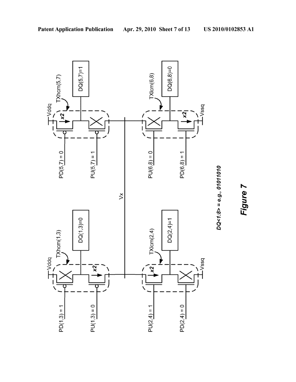 Circuitry and Methods Minimizing Output Switching Noise Through Split-Level Signaling and Bus Division Enabled by a Third Power Supply - diagram, schematic, and image 08