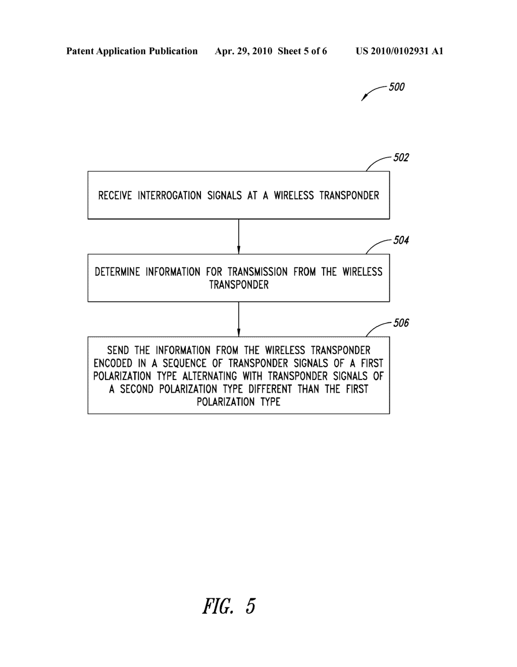 WIRELESS TRANSPONDER SYSTEM WITH POLARIZATION MODULATION - diagram, schematic, and image 06