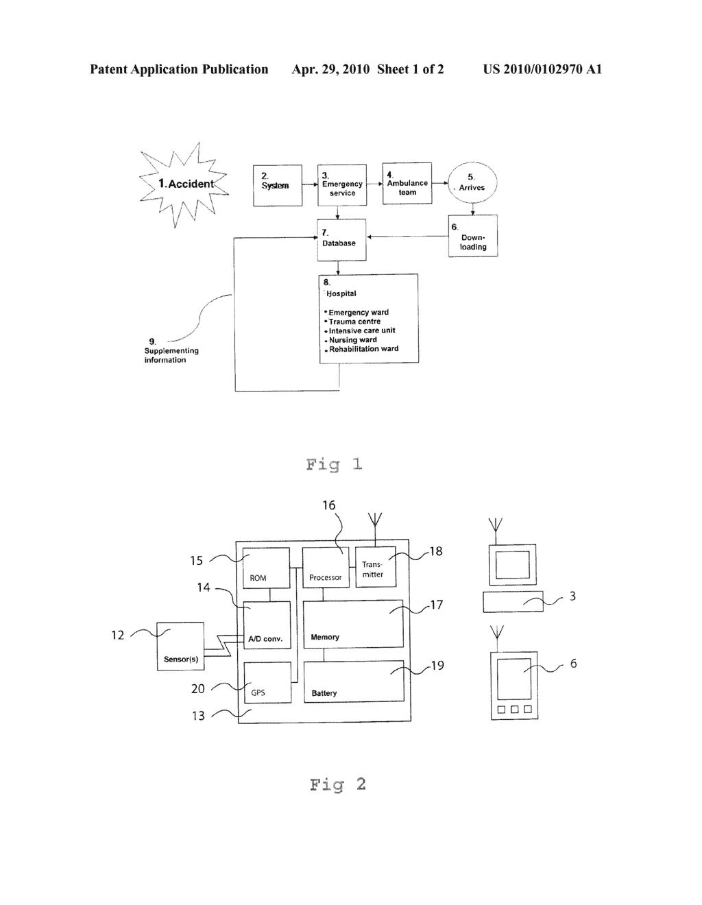 SYSTEM FOR DETECTING AN ACCIDENT - diagram, schematic, and image 02