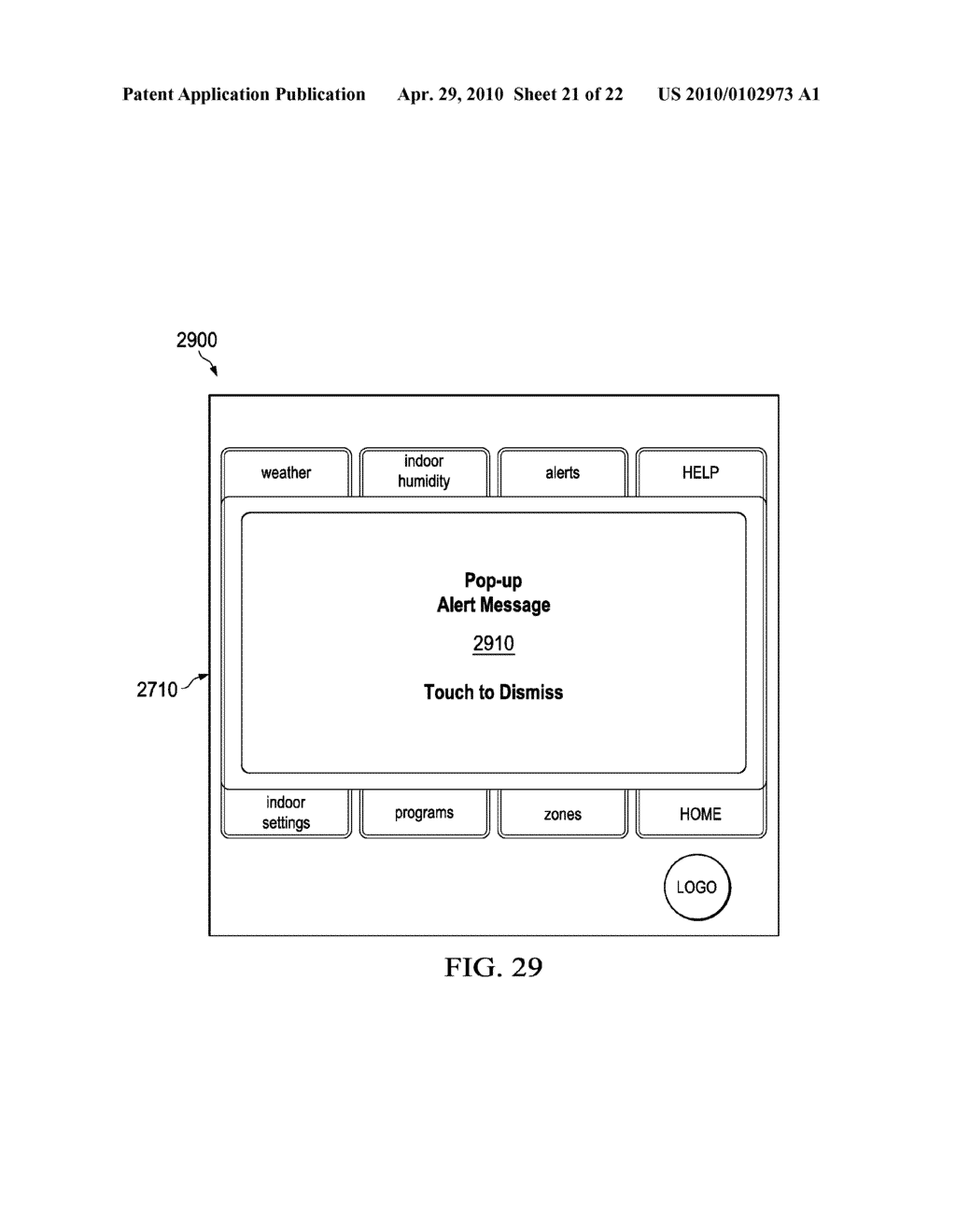 ALARM AND DIAGNOSTICS SYSTEM AND METHOD FOR A DISTRIBUTED-ARCHITECTURE HEATING, VENTILATION AND AIR CONDITIONING NETWORK - diagram, schematic, and image 22