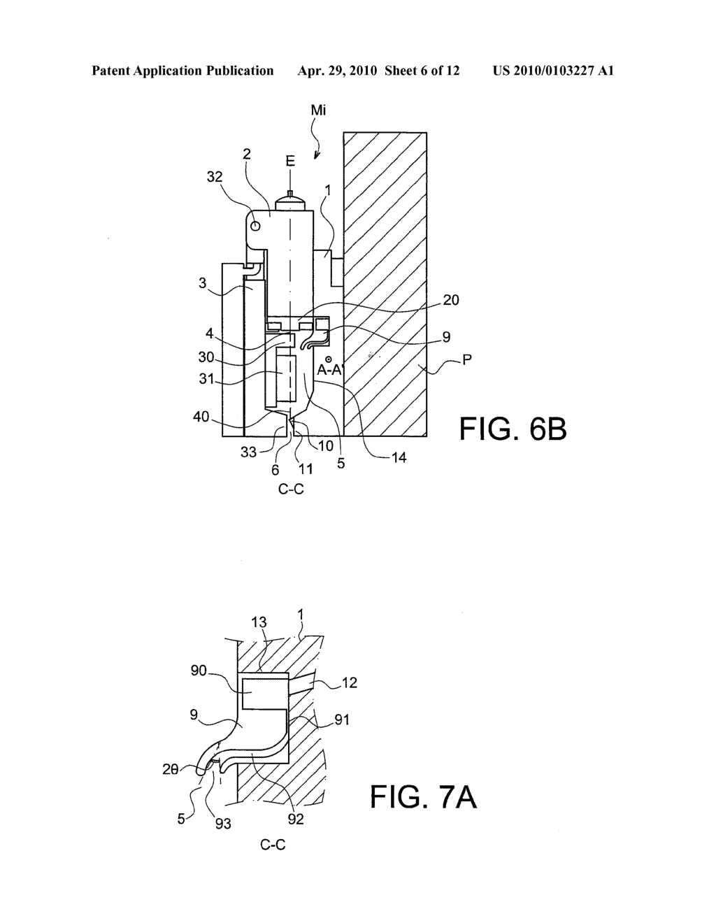 INKJET PRINT DEVICE WITH AIR INJECTOR, ASSOCIATED AIR INJECTOR AND WIDE FORMAT PRINT HEAD - diagram, schematic, and image 07