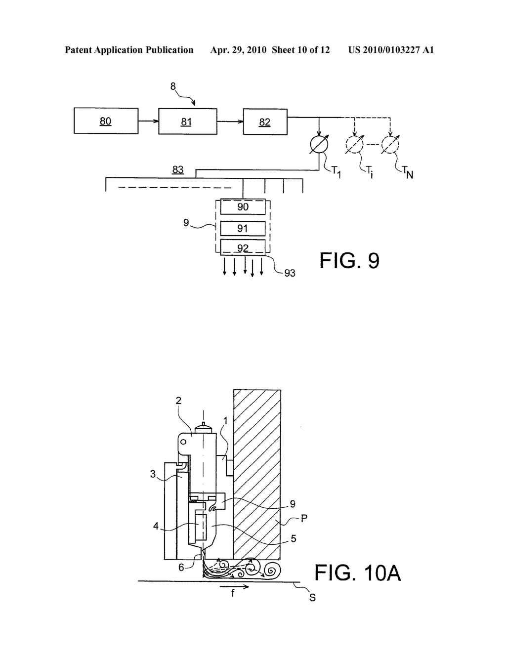 INKJET PRINT DEVICE WITH AIR INJECTOR, ASSOCIATED AIR INJECTOR AND WIDE FORMAT PRINT HEAD - diagram, schematic, and image 11