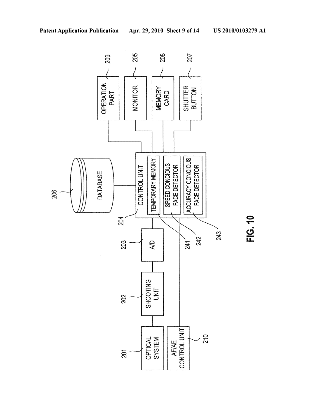 FACE DETECTION DEVICE, DIGITAL CAMERA, AND COMPUTER READABLE STORAGE MEDIUM WHICH STORES A FACE DETECTION PROGRAM - diagram, schematic, and image 10