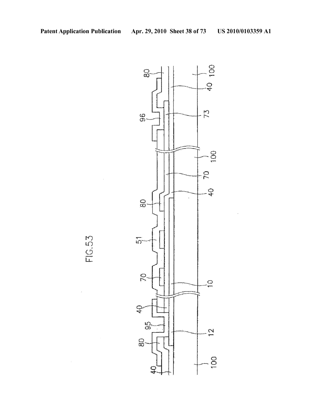 LIQUID CRYSTAL DISPLAY HAVING A MODIFIED ELECTRODE ARRAY - diagram, schematic, and image 39