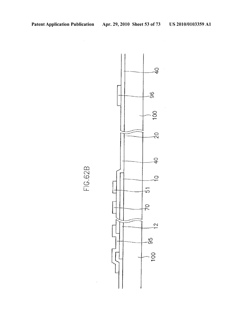 LIQUID CRYSTAL DISPLAY HAVING A MODIFIED ELECTRODE ARRAY - diagram, schematic, and image 54