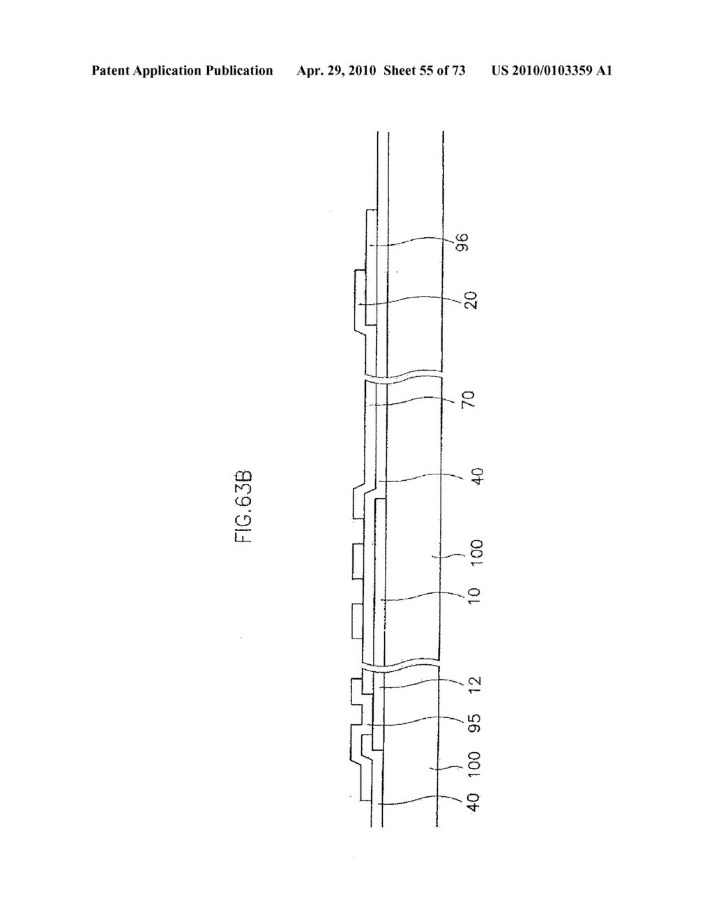 LIQUID CRYSTAL DISPLAY HAVING A MODIFIED ELECTRODE ARRAY - diagram, schematic, and image 56