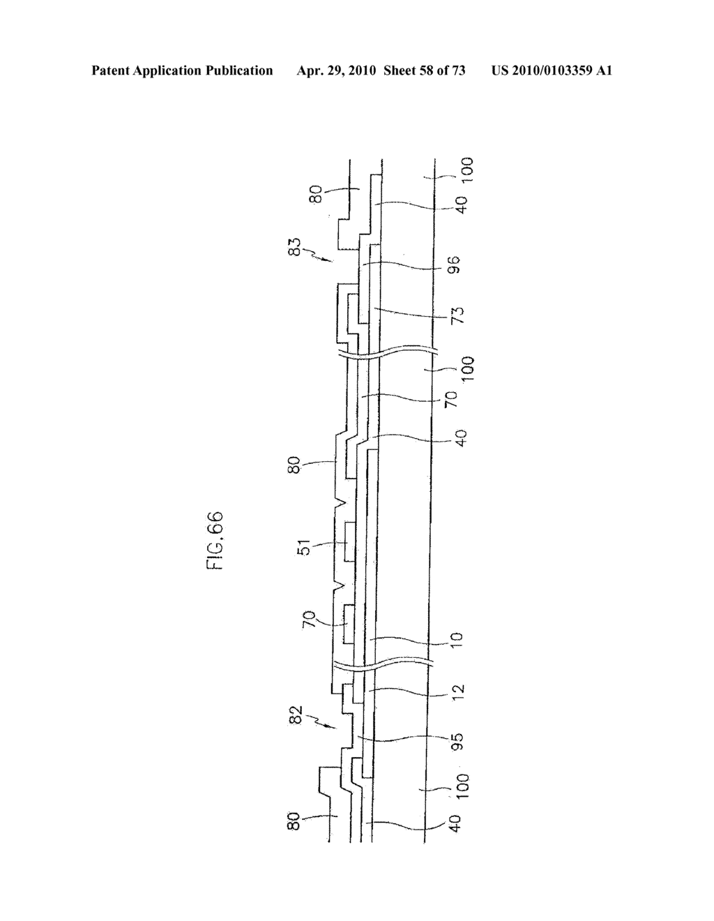 LIQUID CRYSTAL DISPLAY HAVING A MODIFIED ELECTRODE ARRAY - diagram, schematic, and image 59