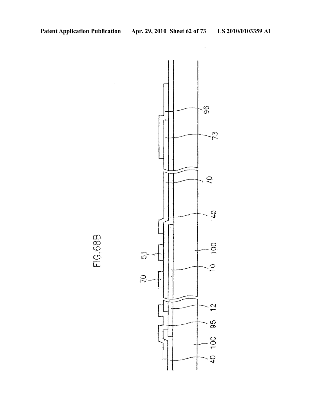 LIQUID CRYSTAL DISPLAY HAVING A MODIFIED ELECTRODE ARRAY - diagram, schematic, and image 63