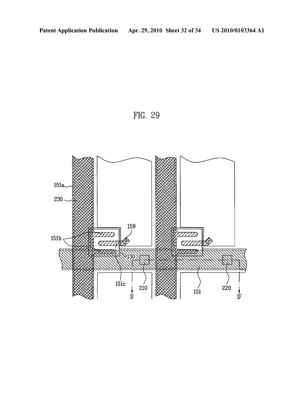 LIQUID CRYSTAL DISPLAY DEVICE AND METHOD FOR FABRICATING THE SAME - diagram, schematic, and image 33