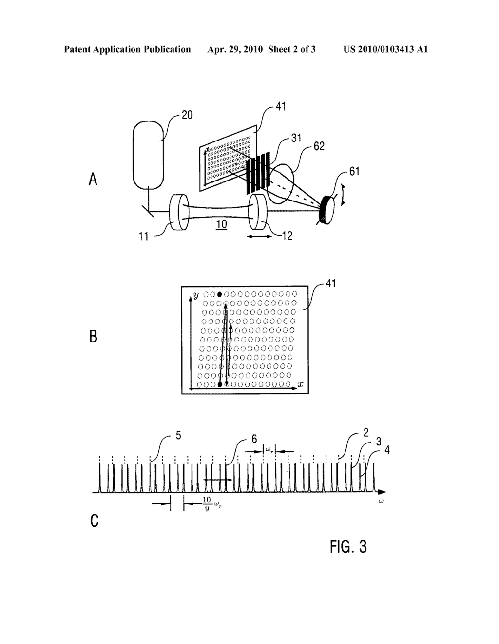 METHOD AND DEVICE FOR CAVITY ENHANCED OPTICAL VERNIER SPECTROSCOPY - diagram, schematic, and image 03