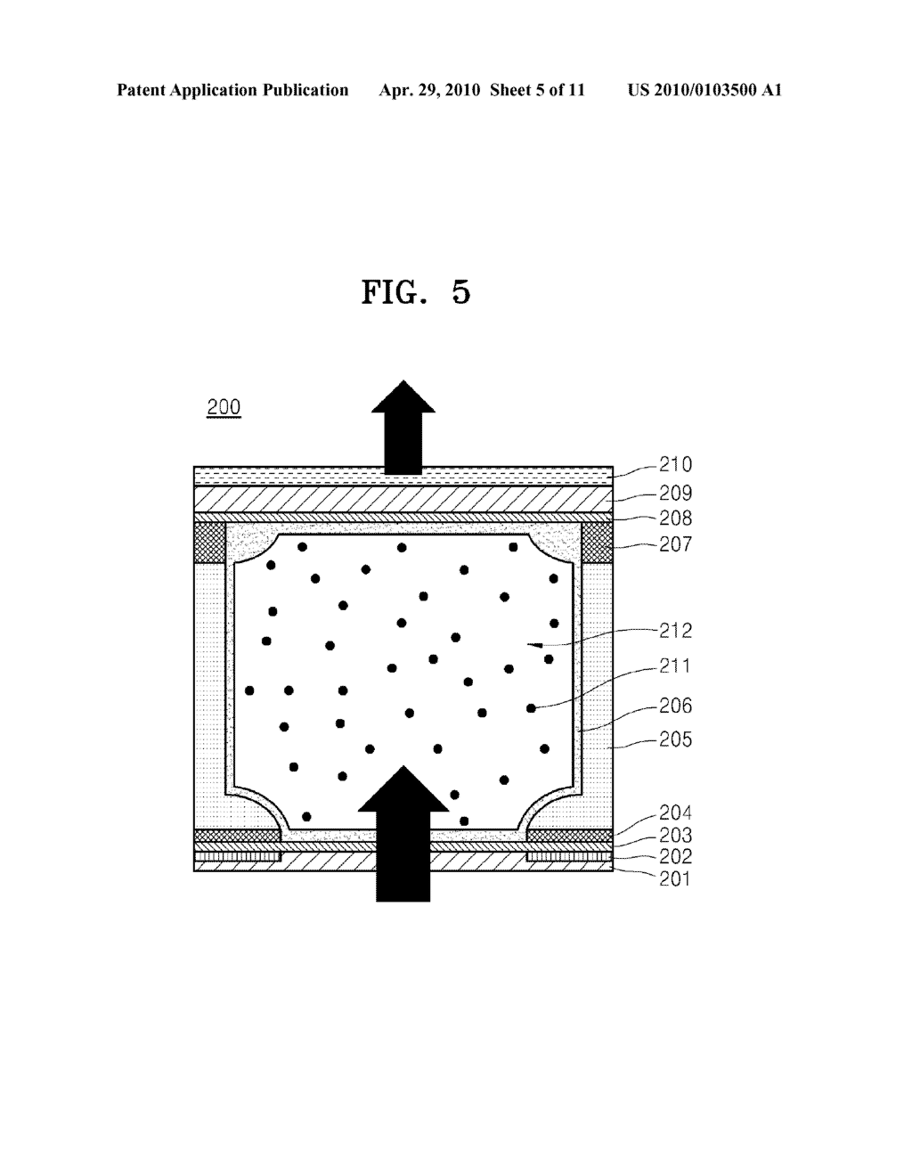 OPTICAL SHUTTER HAVING CHARGED PARTICLE AND DISPLAY APPARATUS USING THE SAME - diagram, schematic, and image 06