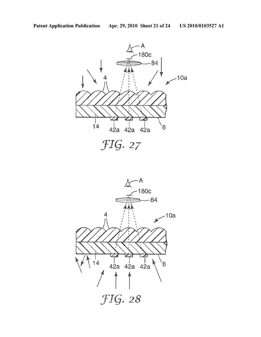 METHODS OF FORMING SHEETING WITH COMPOSITE IMAGES THAT FLOAT AND SHEETING WITH COMPOSITE IMAGES THAT FLOAT - diagram, schematic, and image 22