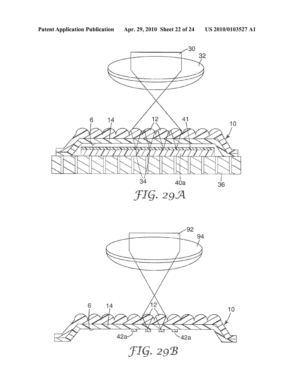 METHODS OF FORMING SHEETING WITH COMPOSITE IMAGES THAT FLOAT AND SHEETING WITH COMPOSITE IMAGES THAT FLOAT - diagram, schematic, and image 23