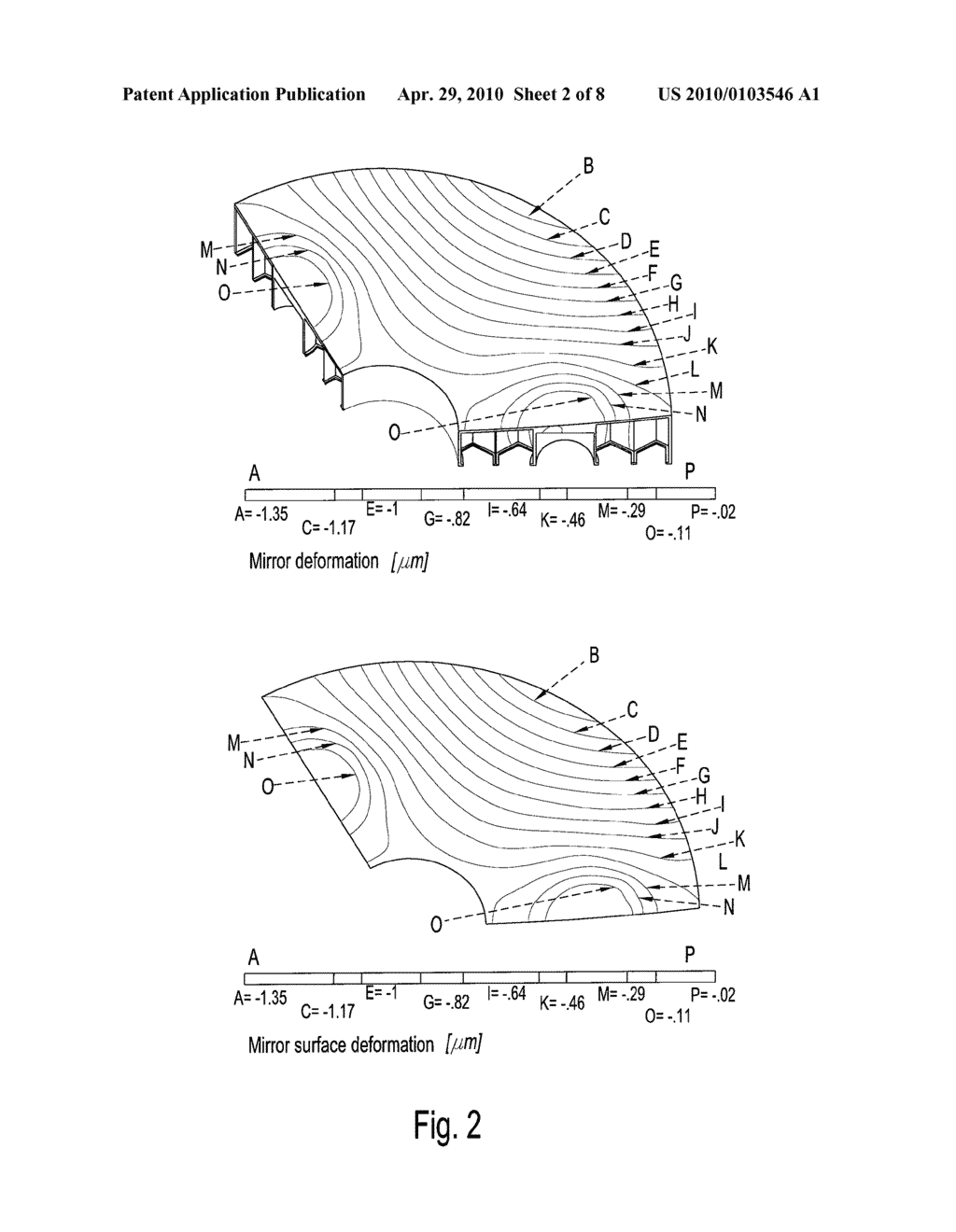 Substrate for a mirror support with reduced weight as well as mirror with reduced-weight mirror support - diagram, schematic, and image 03