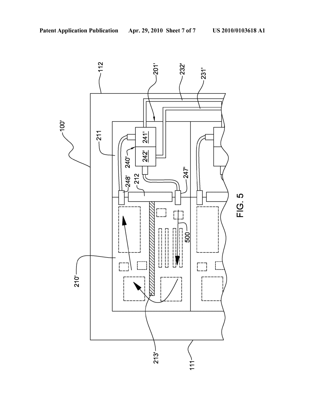 APPARATUS AND METHOD FOR FACILITATING PUMPED IMMERSION-COOLING OF AN ELECTRONIC SUBSYSTEM - diagram, schematic, and image 08