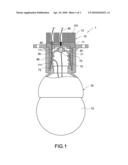 LAMP BASE HAVING A HEAT SINK diagram and image