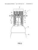 LAMP BASE HAVING A HEAT SINK diagram and image