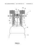 LAMP BASE HAVING A HEAT SINK diagram and image