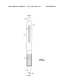 RETRACTABLE LAMP PEN OPERATING IN ALTERNATE MODES diagram and image