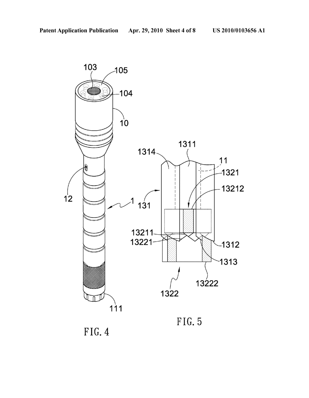 FLASHLIGHT WITH A TELESCOPIC HEAD - diagram, schematic, and image 05