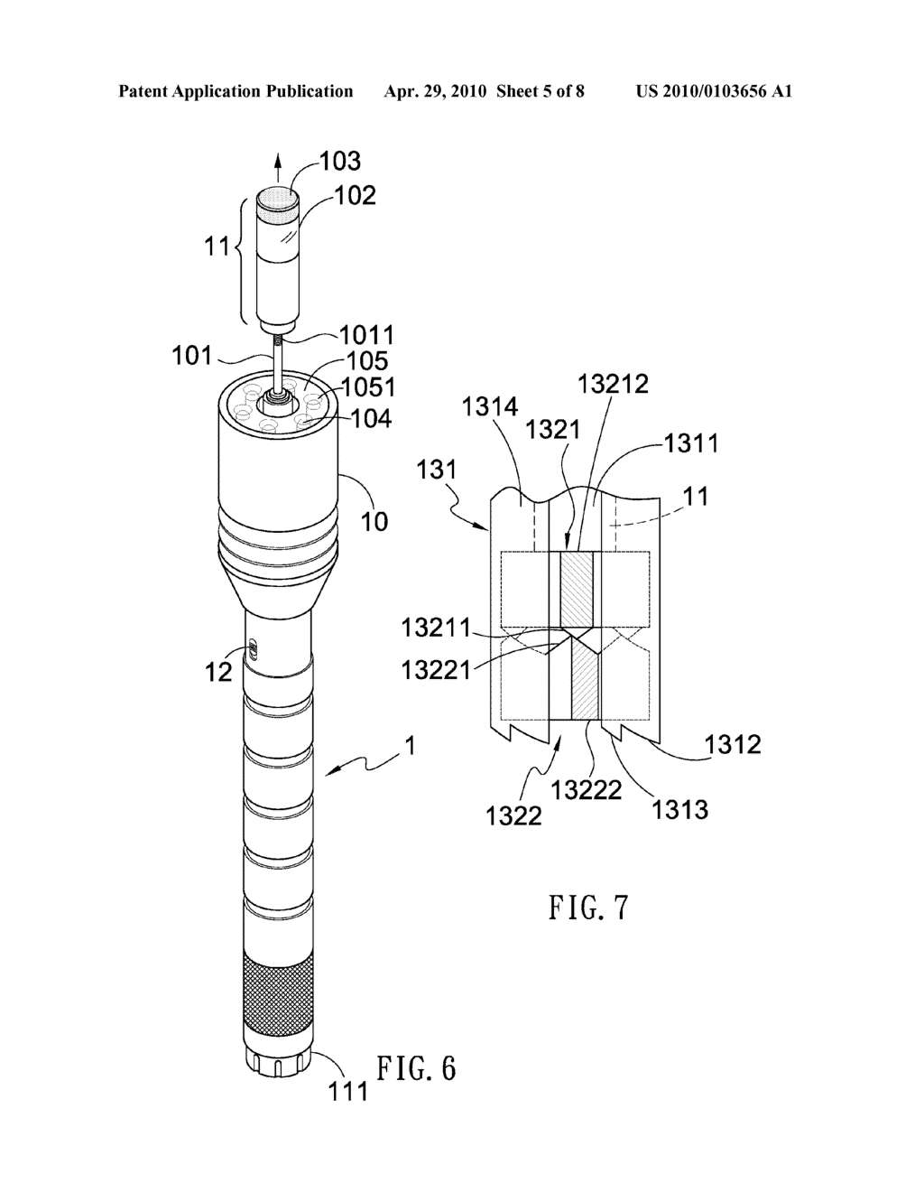 FLASHLIGHT WITH A TELESCOPIC HEAD - diagram, schematic, and image 06