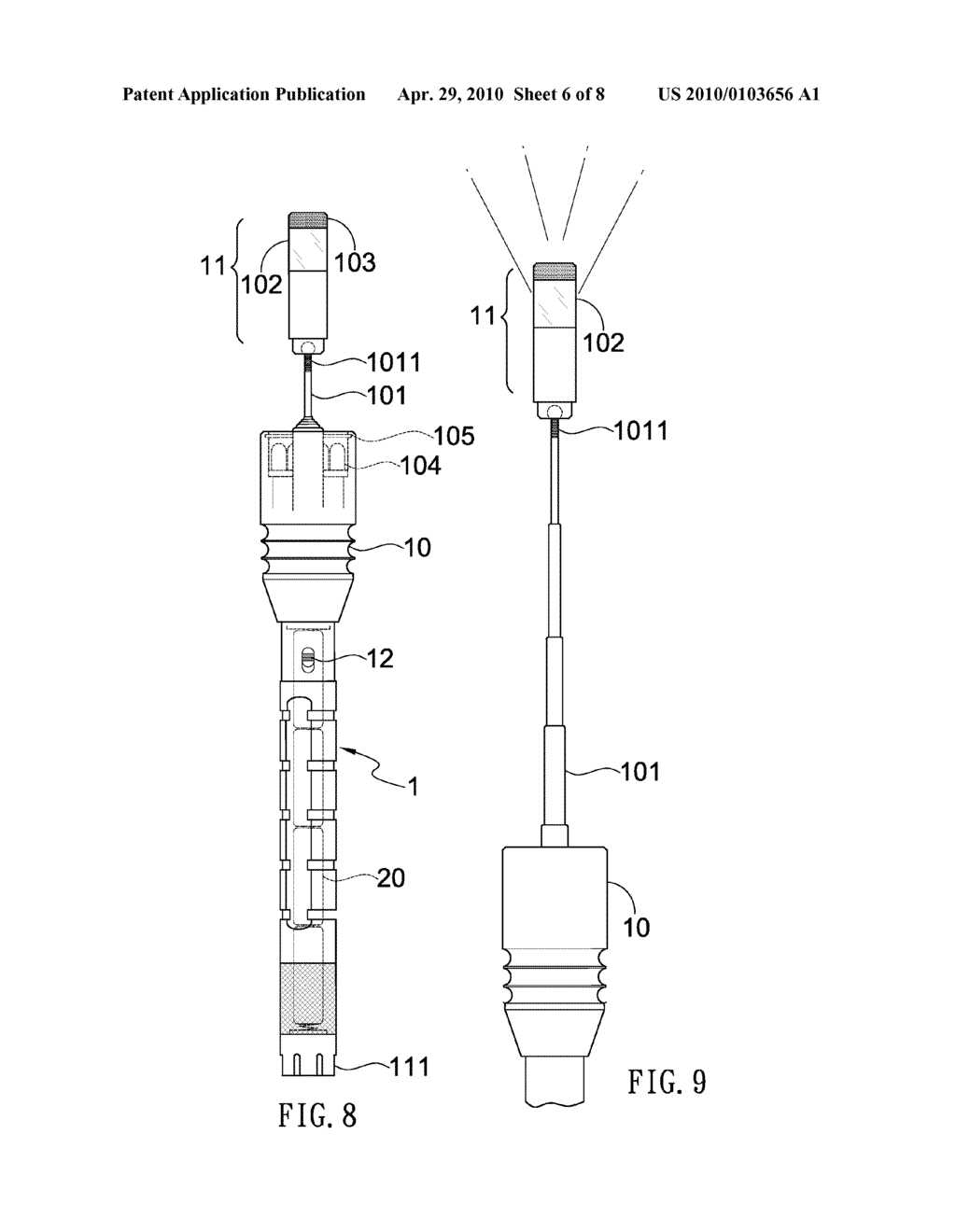 FLASHLIGHT WITH A TELESCOPIC HEAD - diagram, schematic, and image 07
