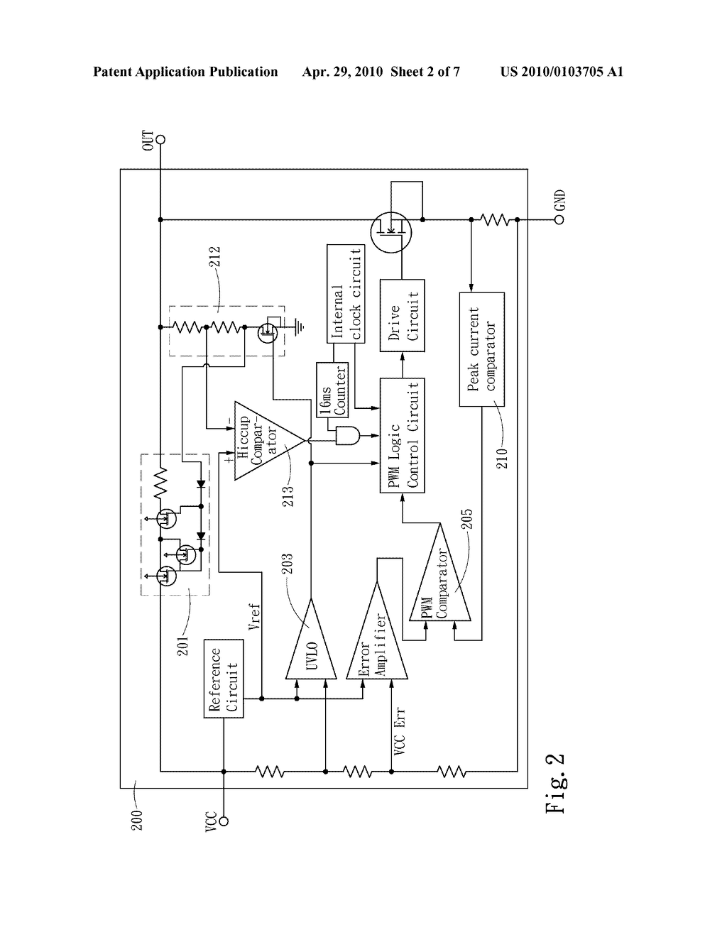 SHORT CIRCUIT PROTECTION CIRCUIT FOR A PULSE WIDTH MODULATION (PWM) UNIT - diagram, schematic, and image 03