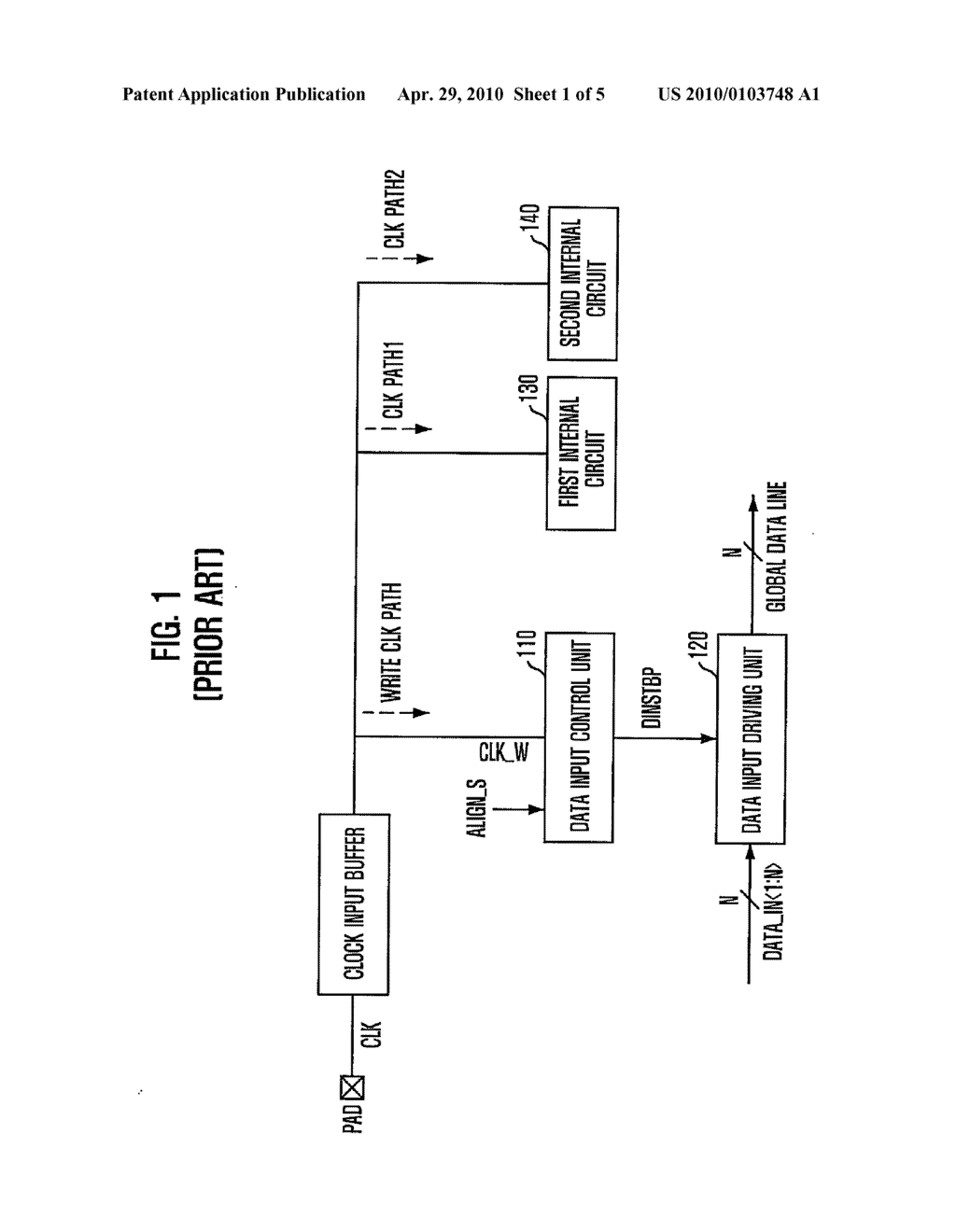 CLOCK PATH CONTROL CIRCUIT AND SEMICONDUCTOR MEMORY DEVICE USING THE SAME - diagram, schematic, and image 02