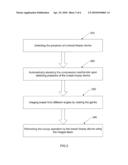 METHOD AND SYSTEM FOR AUTO POSITIONING COMPRESSION MECHANISM IN A MAMMOGRAPHY SYSTEM diagram and image