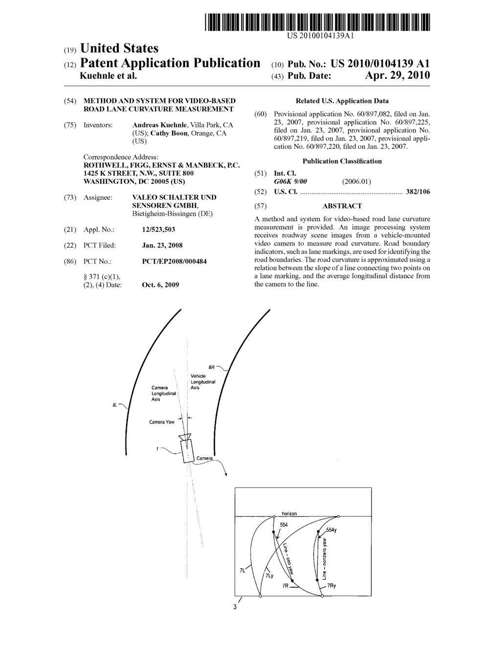 METHOD AND SYSTEM FOR VIDEO-BASED ROAD LANE CURVATURE MEASUREMENT - diagram, schematic, and image 01