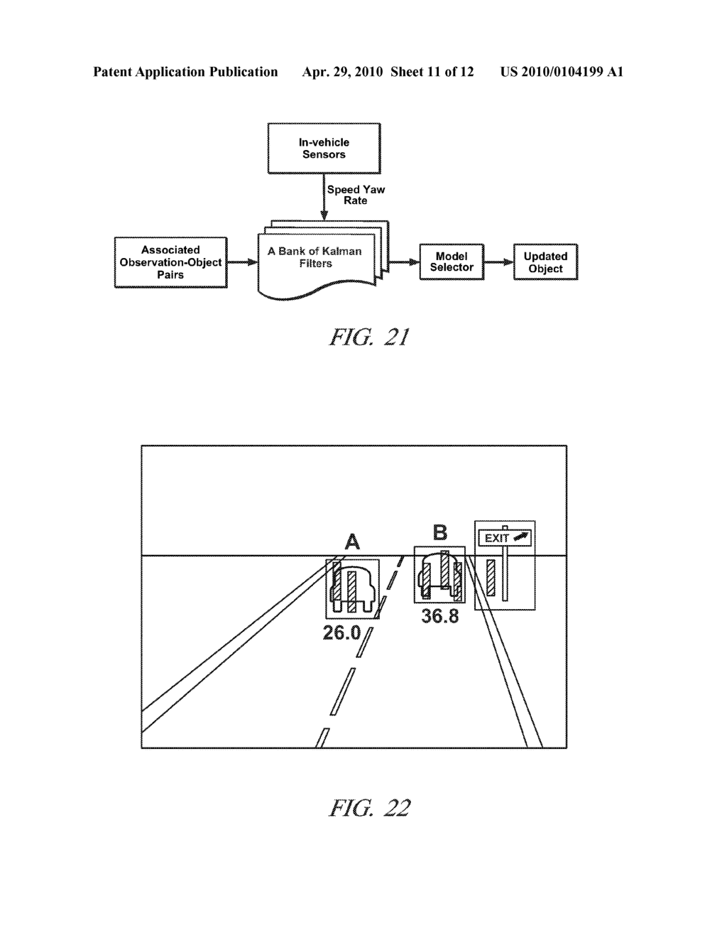 METHOD FOR DETECTING A CLEAR PATH OF TRAVEL FOR A VEHICLE ENHANCED BY OBJECT DETECTION - diagram, schematic, and image 12