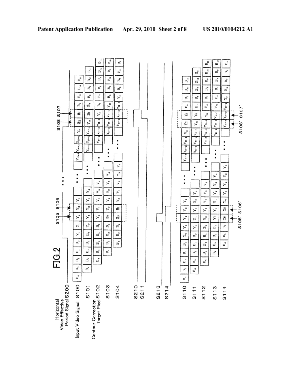 CONTOUR CORRECTING DEVICE, CONTOUR CORRECTING METHOD AND VIDEO DISPLAY DEVICE - diagram, schematic, and image 03