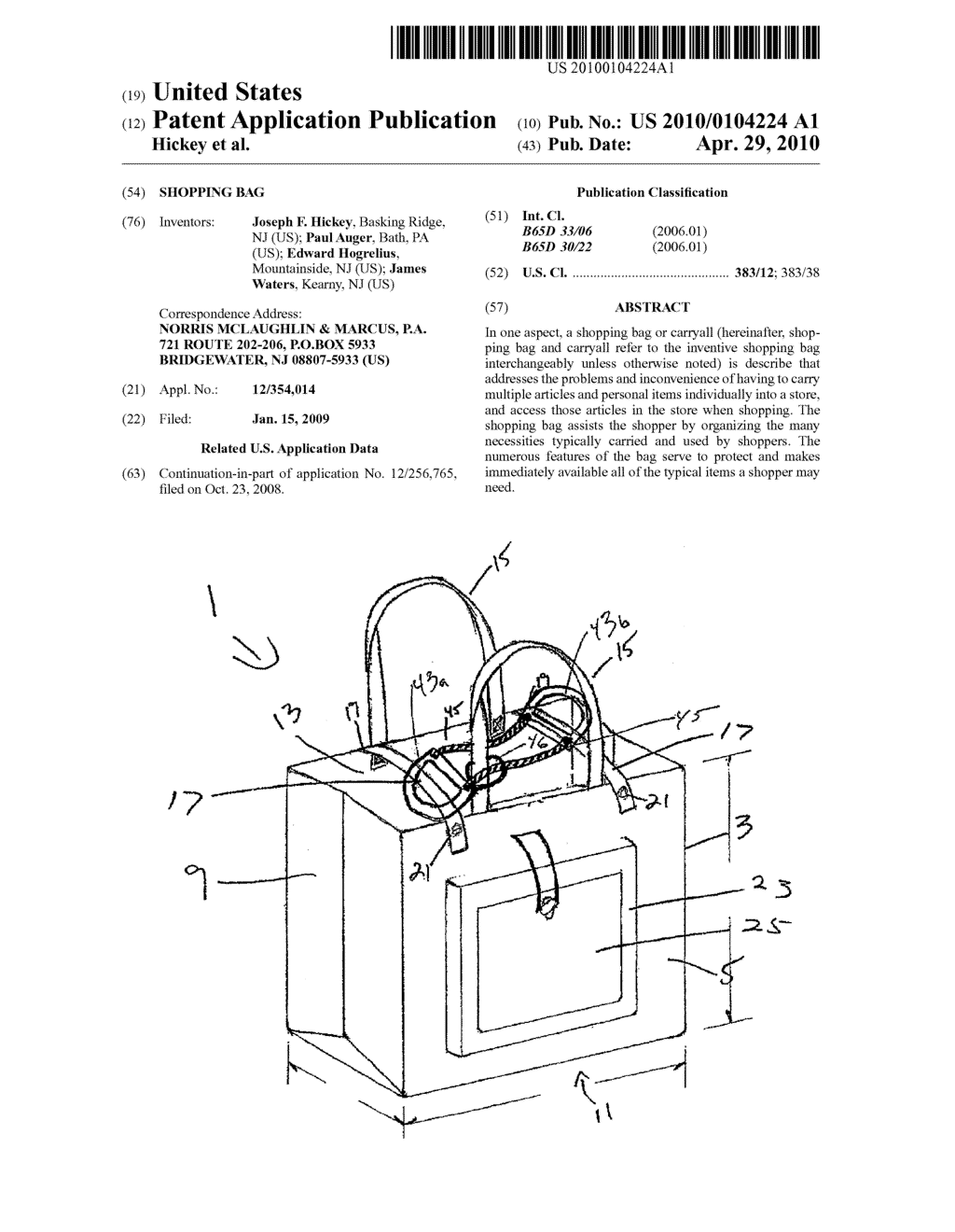 SHOPPING BAG - diagram, schematic, and image 01