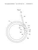 WHEEL BEARING DEVICE WITH ROTATION SENSOR diagram and image