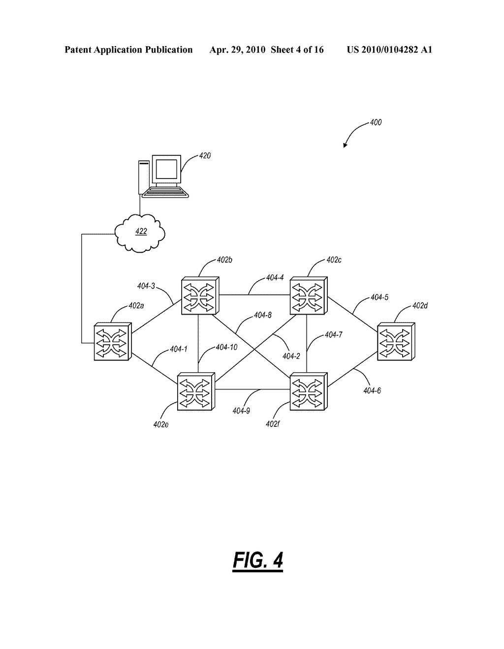 SYSTEMS AND METHODS FOR ABSOLUTE ROUTE DIVERSITY FOR MESH RESTORABLE CONNECTIONS - diagram, schematic, and image 05