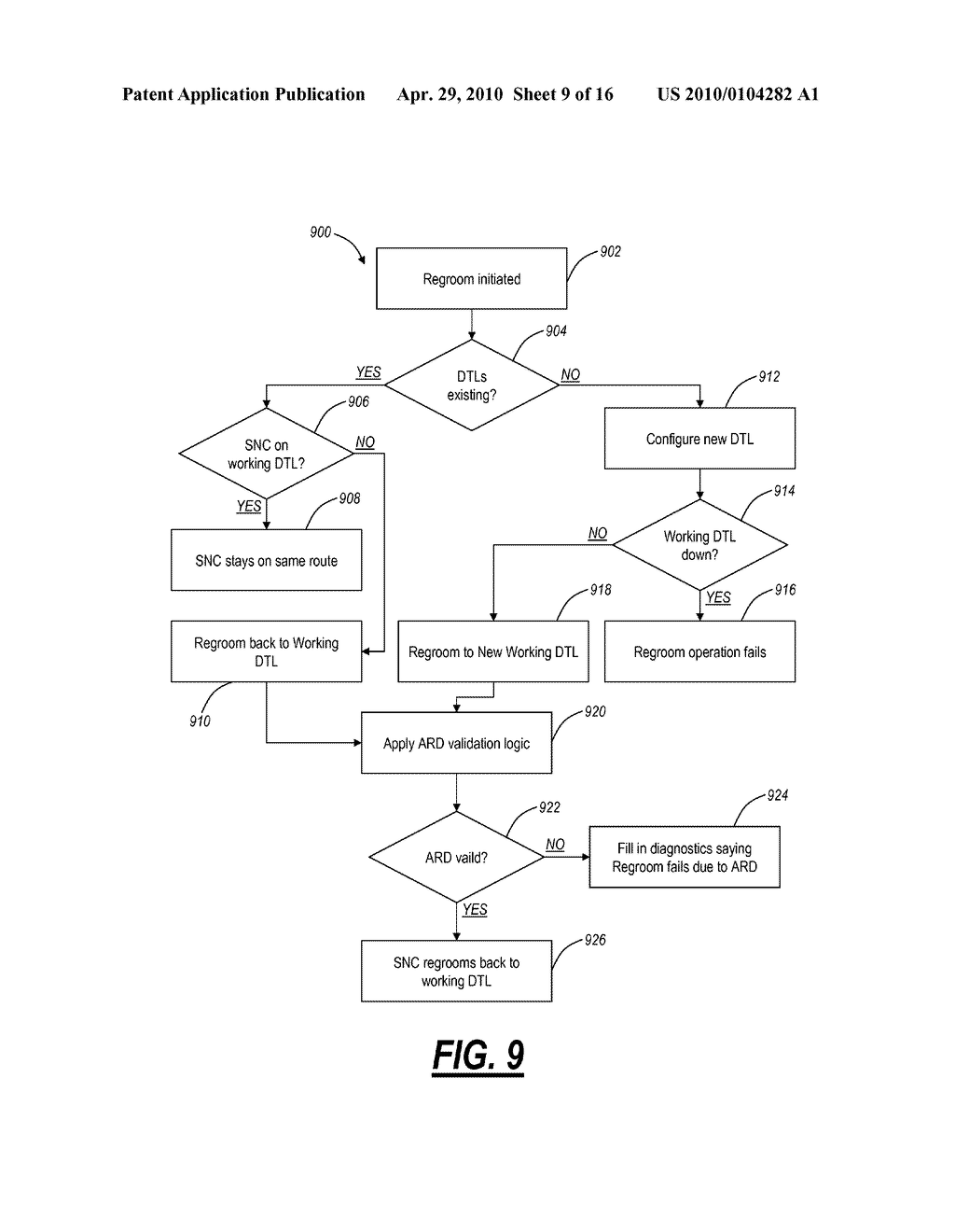 SYSTEMS AND METHODS FOR ABSOLUTE ROUTE DIVERSITY FOR MESH RESTORABLE CONNECTIONS - diagram, schematic, and image 10