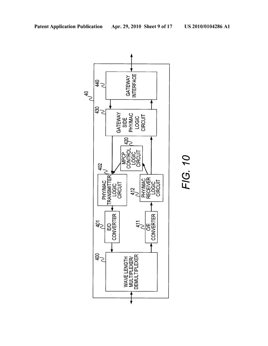 OPTICAL ACCESS SYSTEM AND OPTICAL LINE TERMINAL - diagram, schematic, and image 10