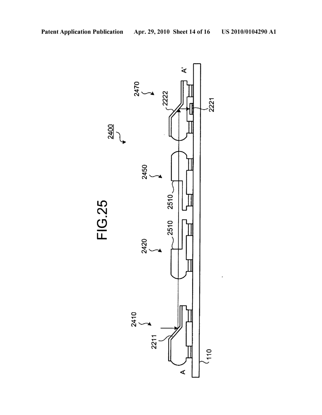 Optical subassembly manufacturing method, optical subassembly, OSA array, optical interconnecting device, WDM oscillator, and receiving circuit - diagram, schematic, and image 15