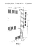 HEAT EXHAUST PLENUM ATTACH/DETACH MECHANISM diagram and image