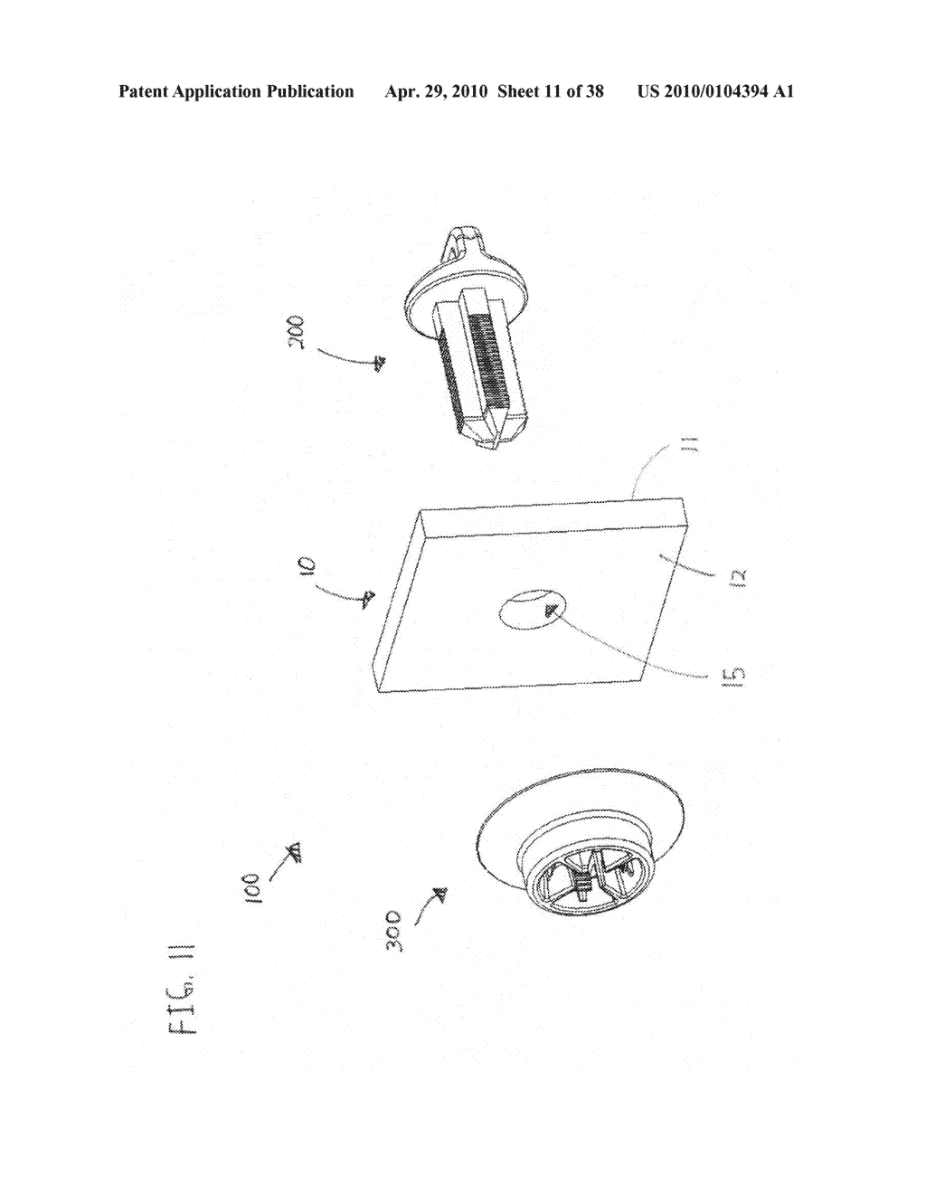 MOUNT HAVING A PUSH NUT AND A POST - diagram, schematic, and image 12