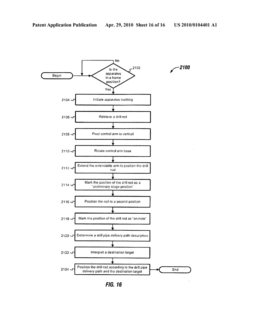 Automated rod handling system - diagram, schematic, and image 17