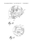 TRAILER FOR TRANSPORTING FREIGHT CONTAINERS AND METHOD OF USE diagram and image