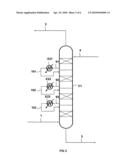 GAS DEACIDIZING METHOD USING AN ABSORBENT SOLUTION WITH DEMIXING CONTROL diagram and image