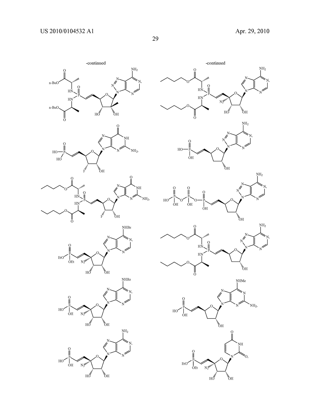 NUCLEOSIDE ANALOGS FOR ANTIVIRAL TREATMENT - diagram, schematic, and image 30