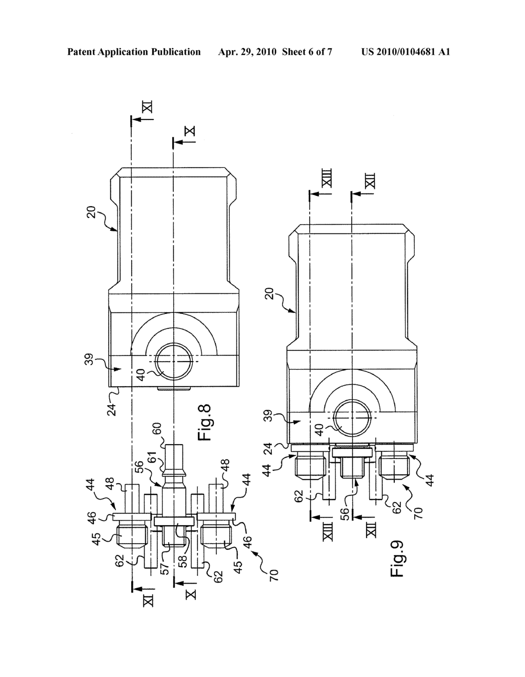 BLOW-MOLD ASSEMBLY FOR THE MANUFACTURING OF CONTAINERS, INCLUDING A MOLD AND A PLUG FOR FLUID CONNECTION - diagram, schematic, and image 07