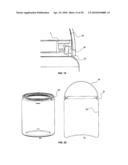 INJECTION-MOULDED PREFORM FOR USE IN MAKING A CONTAINER, AND A METHOD AND APPARATUS FOR MAKING A CONTAINER WITH A HANDLE diagram and image