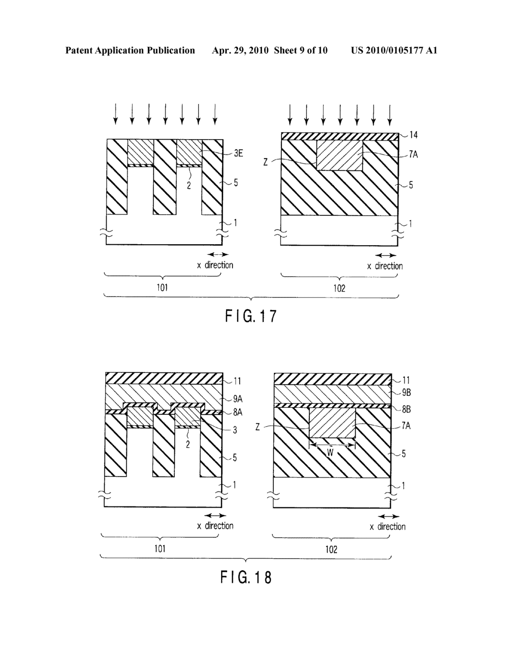 NONVOLATILE SEMICONDUCTOR MEMORY WITH RESISTANCE ELEMENTS AND METHOD OF MANUFACTURING THE SAME - diagram, schematic, and image 10