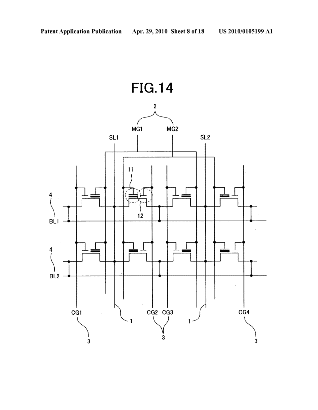 NON-VOLATILE SEMICONDUCTOR DEVICE AND METHOD OF FABRICATING EMBEDDED NON-VOLATILE SEMICONDUCTOR MEMORY DEVICE WITH SIDEWALL GATE - diagram, schematic, and image 09