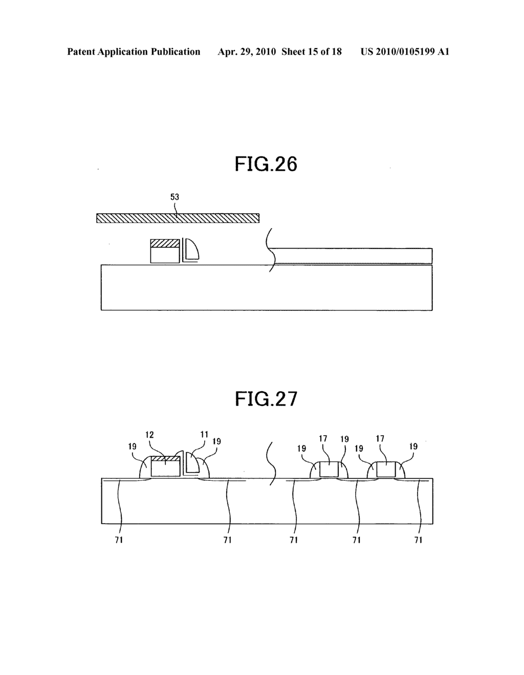 NON-VOLATILE SEMICONDUCTOR DEVICE AND METHOD OF FABRICATING EMBEDDED NON-VOLATILE SEMICONDUCTOR MEMORY DEVICE WITH SIDEWALL GATE - diagram, schematic, and image 16