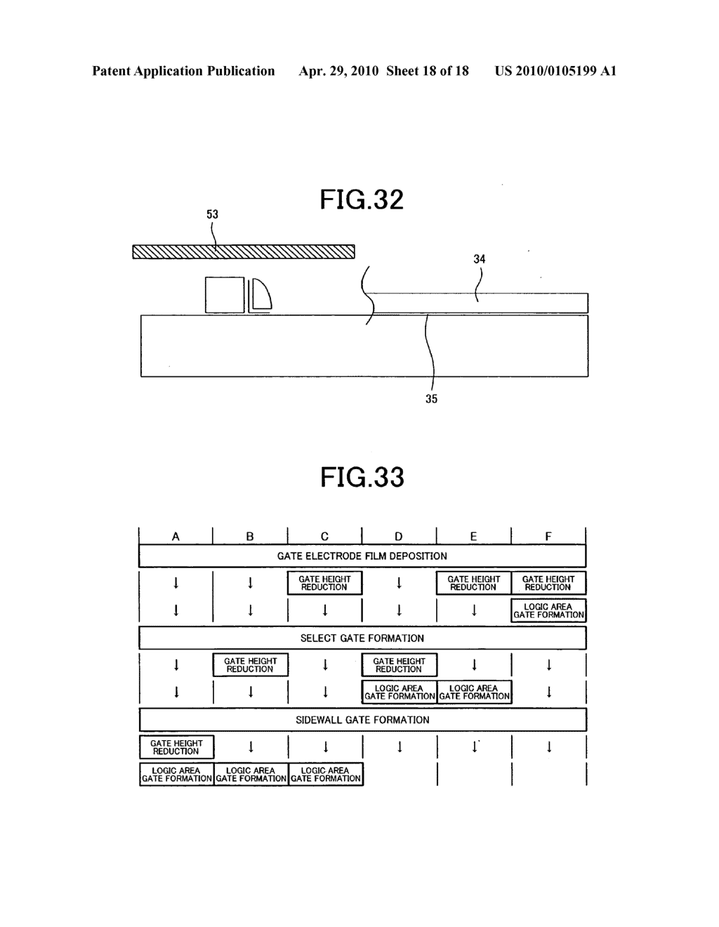 NON-VOLATILE SEMICONDUCTOR DEVICE AND METHOD OF FABRICATING EMBEDDED NON-VOLATILE SEMICONDUCTOR MEMORY DEVICE WITH SIDEWALL GATE - diagram, schematic, and image 19